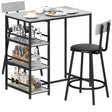 Light grey 3 piece dining set
