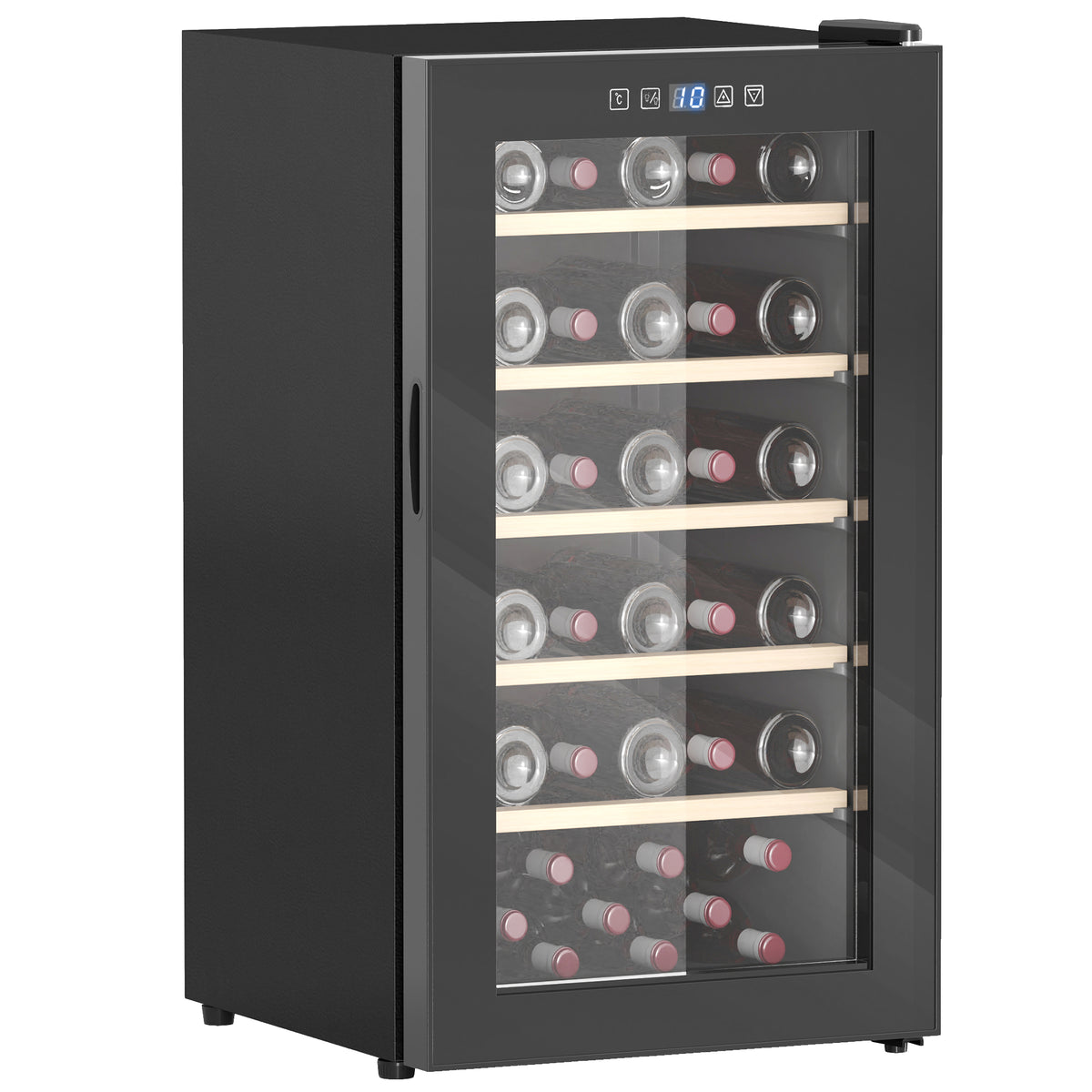 HOMCOM 41 bottle freestanding wine cooler fridge