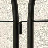 Outsunny Set of 2 Metal Garden Trellis Panels – Scrollwork Climbing Plant Support, 150 x 50cm, Black