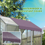 PawHut Large Walk In Chicken Run for 6-8 Poultry with Waterproof UV-Resistant Cover – Fir Wood Hen Enclosure, 1.7 x 1.8 x 1.8m