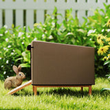 PawHut Waterproof Rabbit & Guinea Pig Hutch Cover – 600D Oxford Fabric for Model X-D2-0047, Brown