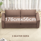 HOMCOM 212cm sofa, front view