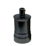 Black E27 Vintage Industrial Lamp Holder – Antique Retro Edison Bulb Light Fitting
