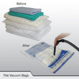 Vinsani Vacuum Storage Bags, Pack of 6, 80 x 100 cm – Airtight Reusable Space Savers for Duvets and Clothes