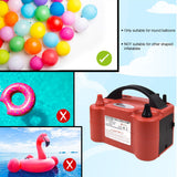Vinsani 600W Electric Balloon Pump with Dual Nozzle and Manual/Auto Modes – Portable Party Inflator