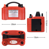 Vinsani 600W Electric Balloon Pump with Dual Nozzle and Manual/Auto Modes – Portable Party Inflator