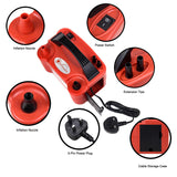 Vinsani 600W Electric Balloon Pump with Dual Nozzle and Manual/Auto Modes – Portable Party Inflator