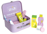 Lelin 9-Piece Toy Toiletry Set – Role Play Pretend Bathroom Set for Kids Aged 3+