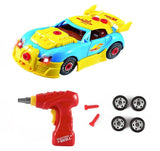 SOKA Take Apart Racing Car STEM Kit with Drill, Lights and Engine Sounds – Construction Toy for Kids