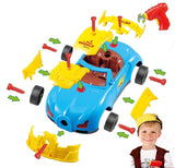 SOKA Take Apart Racing Car STEM Kit with Drill, Lights and Engine Sounds – Construction Toy for Kids