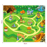 SOKA Dinosaur Playset with 9 Realistic Dinosaur Figures and Activity Playmat – Kids Educational Toy Gift Set