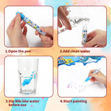 SOKA Deluxe Water Doodle Set with 150 x 90cm Mat, 2 Magic Pens and Stencils – Reusable Kids' Drawing