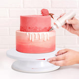 Vinsani Rotating Cake Turntable – Multi-Purpose 360 Degree Cake Decorating & Pastry Display Stand