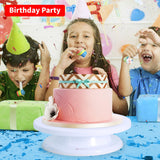 Vinsani Rotating Cake Turntable – Multi-Purpose 360 Degree Cake Decorating & Pastry Display Stand