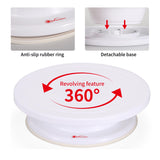 Vinsani Rotating Cake Turntable – Multi-Purpose 360 Degree Cake Decorating & Pastry Display Stand
