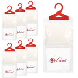 Vinsani 6 Pack Hanging Wardrobe Dehumidifier Bags – Moisture, Mould and Odour Absorbers
