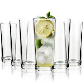 Highball long drink glasses