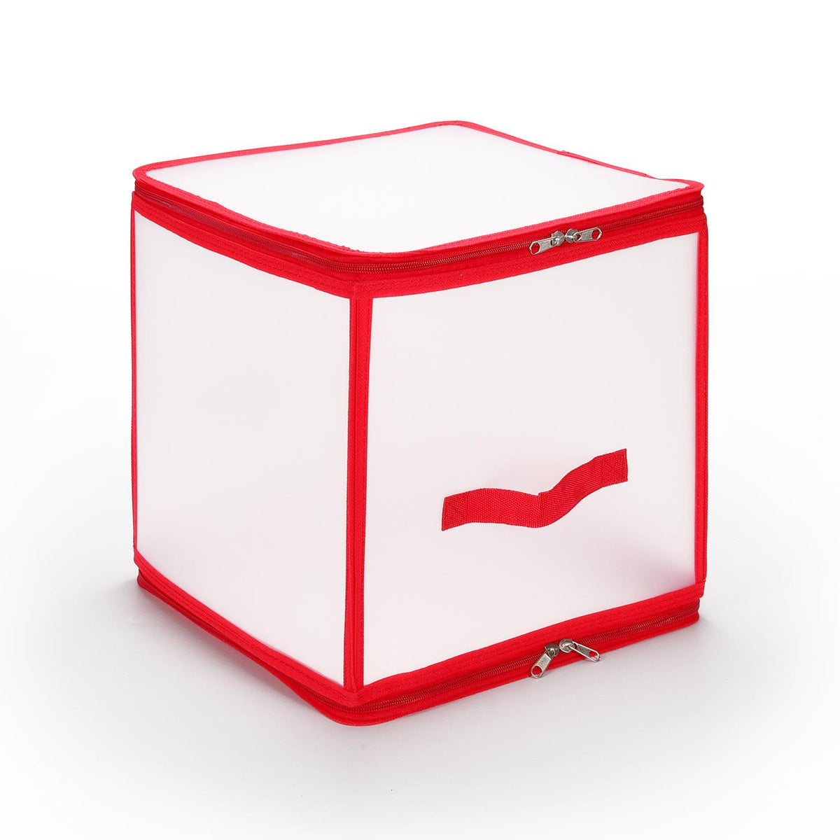 VINSANI Christmas Bauble Storage Box – Holds 64 Decorations with Protective Compartments, Stackable