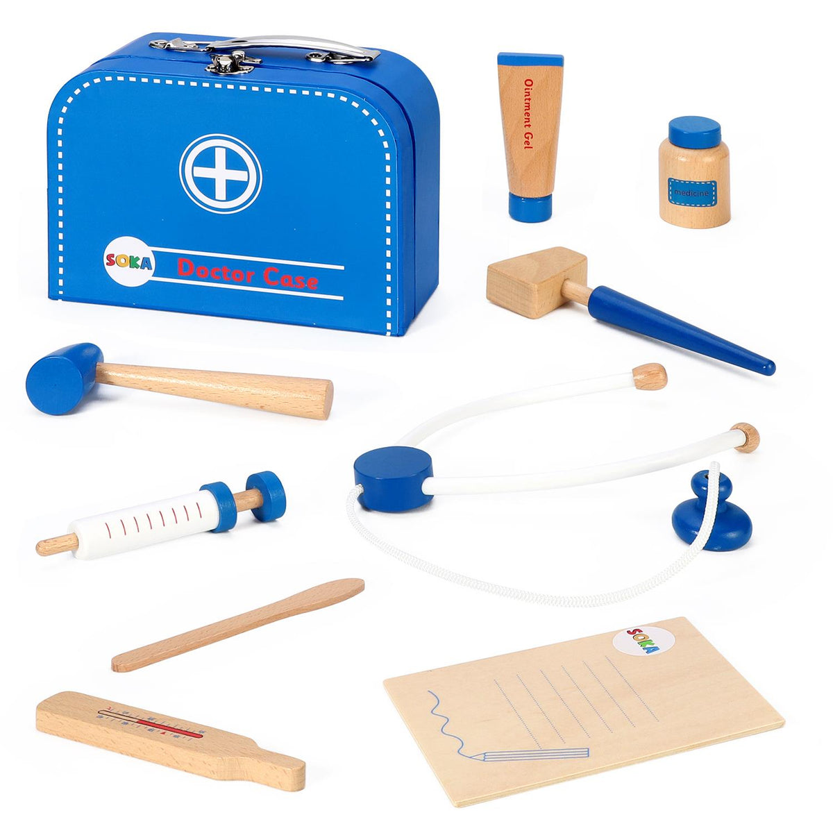 SOKA Doctor Case Role Play Set – Imaginative Pretend Play Toy for Learning and Creativity