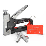 Vinsani Heavy Duty Staple Gun with Staples, Adjustable Driving Force – 3-Way Tacker for Upholstery & DIY