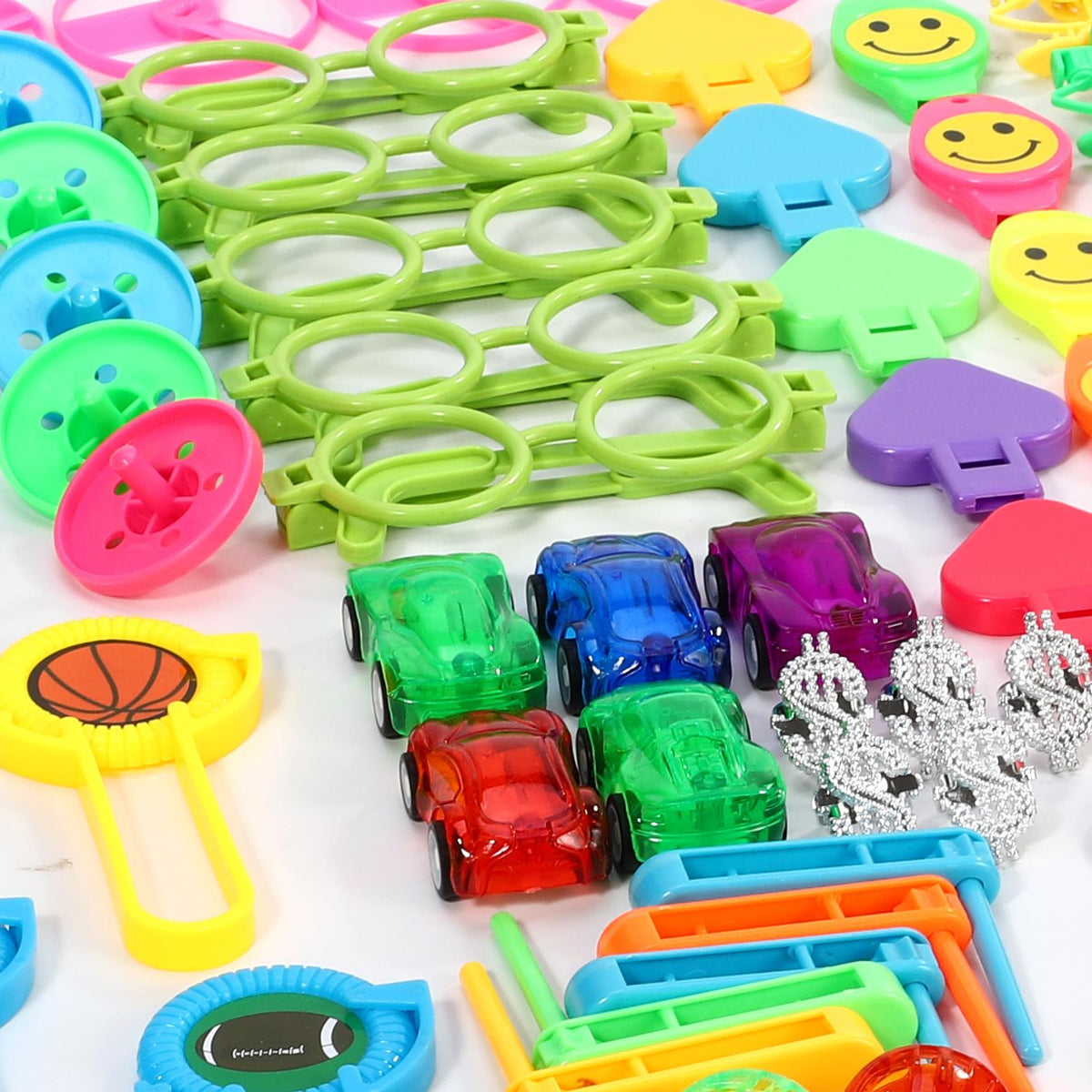 SOKA 120-Piece Party Bag Fillers – 24 Unique Designs for Kids, Birthday Party Favours and Classroom Prizes