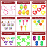 SOKA 120-Piece Party Bag Fillers – 24 Unique Designs for Kids, Birthday Party Favours and Classroom Prizes