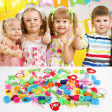 SOKA 120-Piece Party Bag Fillers – 24 Unique Designs for Kids, Birthday Party Favours and Classroom Prizes