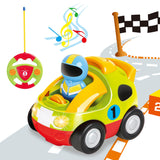 SOKA My First Remote Control Car with Lights, Music and Removable Driver – Toddler RC Toy, Green