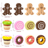 SOKA Wooden Cake Selection Play Set – Pretend Tea Party Food for Toddlers, Educational Role Play Toy