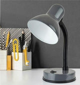 HomeLife Classic 35W Flexi Desk Lamp with Flexible Neck and Switch – E14 Bulb, Anthracite Grey