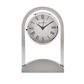 Widdop glass panel mantel clock