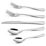 20-piece stainless steel cutlery set