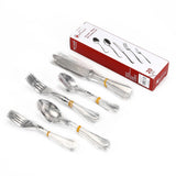 VINSANI 20-Piece Stainless Steel Cutlery Set – Knives, Forks, Spoons & Teaspoons for Everyday Dining