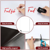 Vinsani A3 Magnetic Whiteboard with 2 Markers and Eraser – Home, Office and Kids Drawing Board