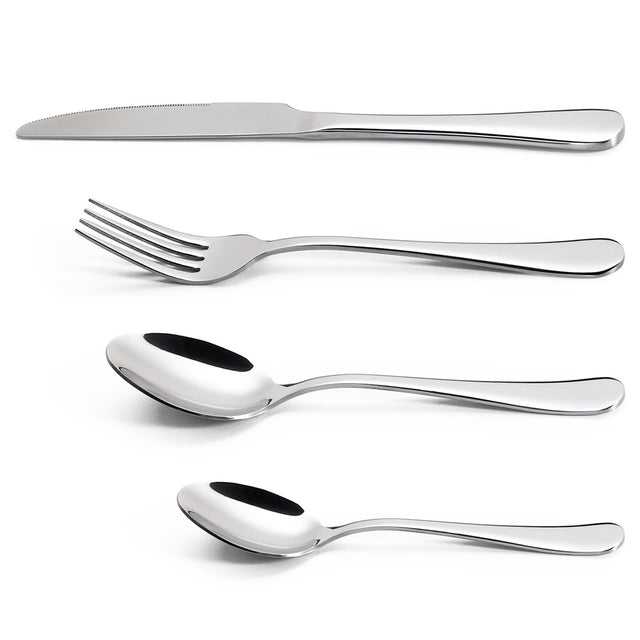 24-piece stainless steel cutlery set