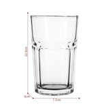 VINSANI Cien Hi-Ball Glasses, Set of 12 – Clear Tumblers for G&Ts, Cocktails & Water