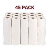 Vinsani Bamboo Toilet Rolls, 45 Pack – 3-Ply Soft, Strong and Sustainable Toilet Tissue