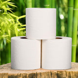 Vinsani Bamboo Toilet Rolls, 45 Pack – 3-Ply Soft, Strong and Sustainable Toilet Tissue