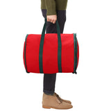 Vinsani Red Christmas Lights and Ornaments Storage Bag – Waterproof Oxford Fabric with Zip, 38 x 32 x 32cm