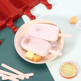 VINSANI 4-Cavity Ice Lolly Maker with Reusable Sticks – Homemade Frozen Treats for Juice, Yoghurt & Smoothies