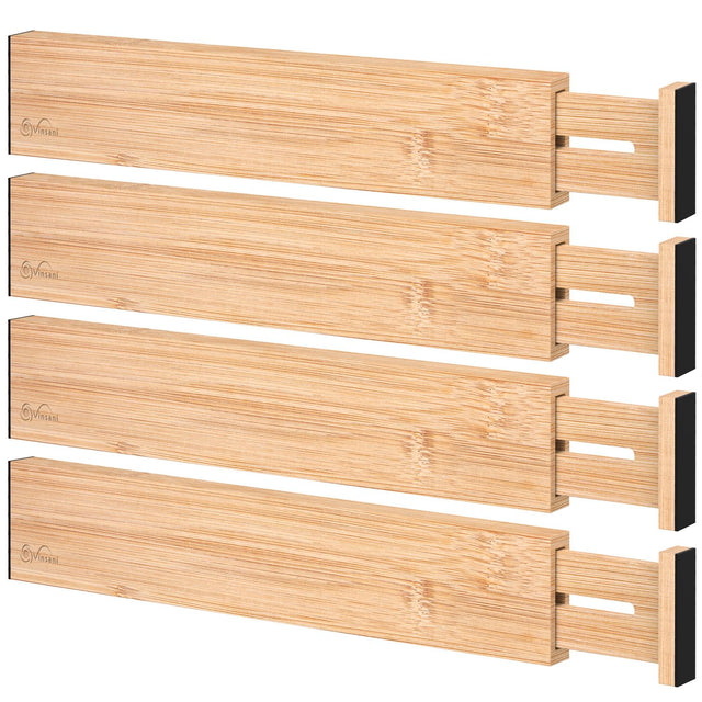 Bamboo drawer dividers