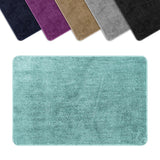 Vinsani Ultra Soft Microfibre Bath Mat 60x90 – Fluffy, Dense Pile Bathroom Mat, Light Blue
