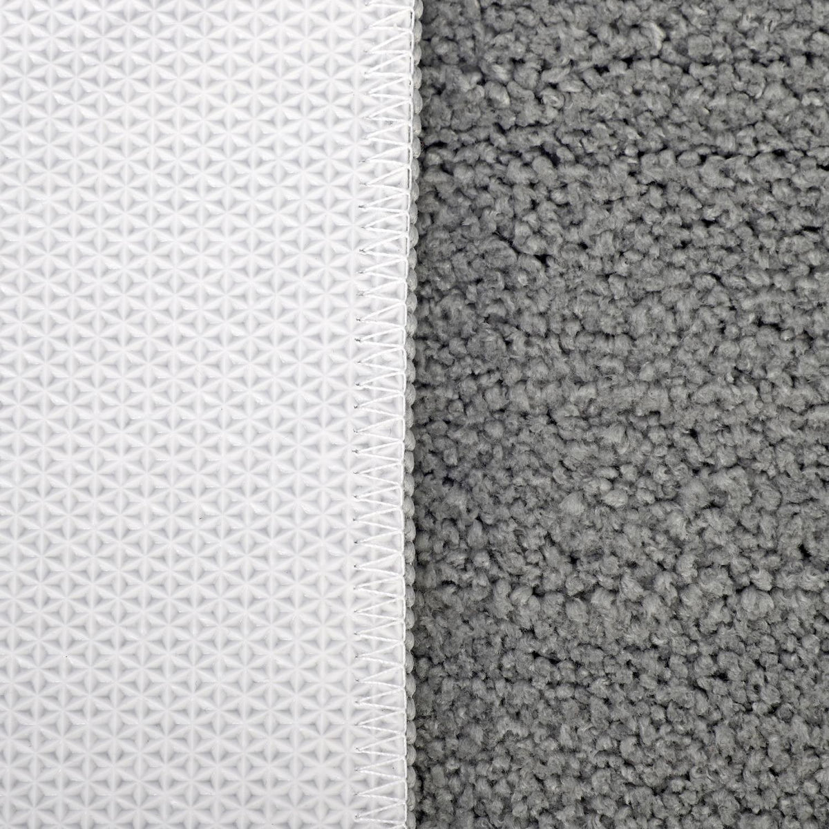 Vinsani Ultra Soft Microfibre Bath Mat 50x80 – Fluffy, Dense Pile Bathroom Mat, Light Grey