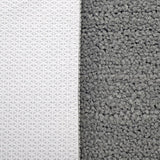 Vinsani Ultra Soft Microfibre Bath Mat 50x80 – Fluffy, Dense Pile Bathroom Mat, Light Grey