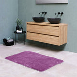 Vinsani Ultra Soft Microfibre Bath Mat 60 x 90cm – Dense Fluffy Bathroom Mat, Purple