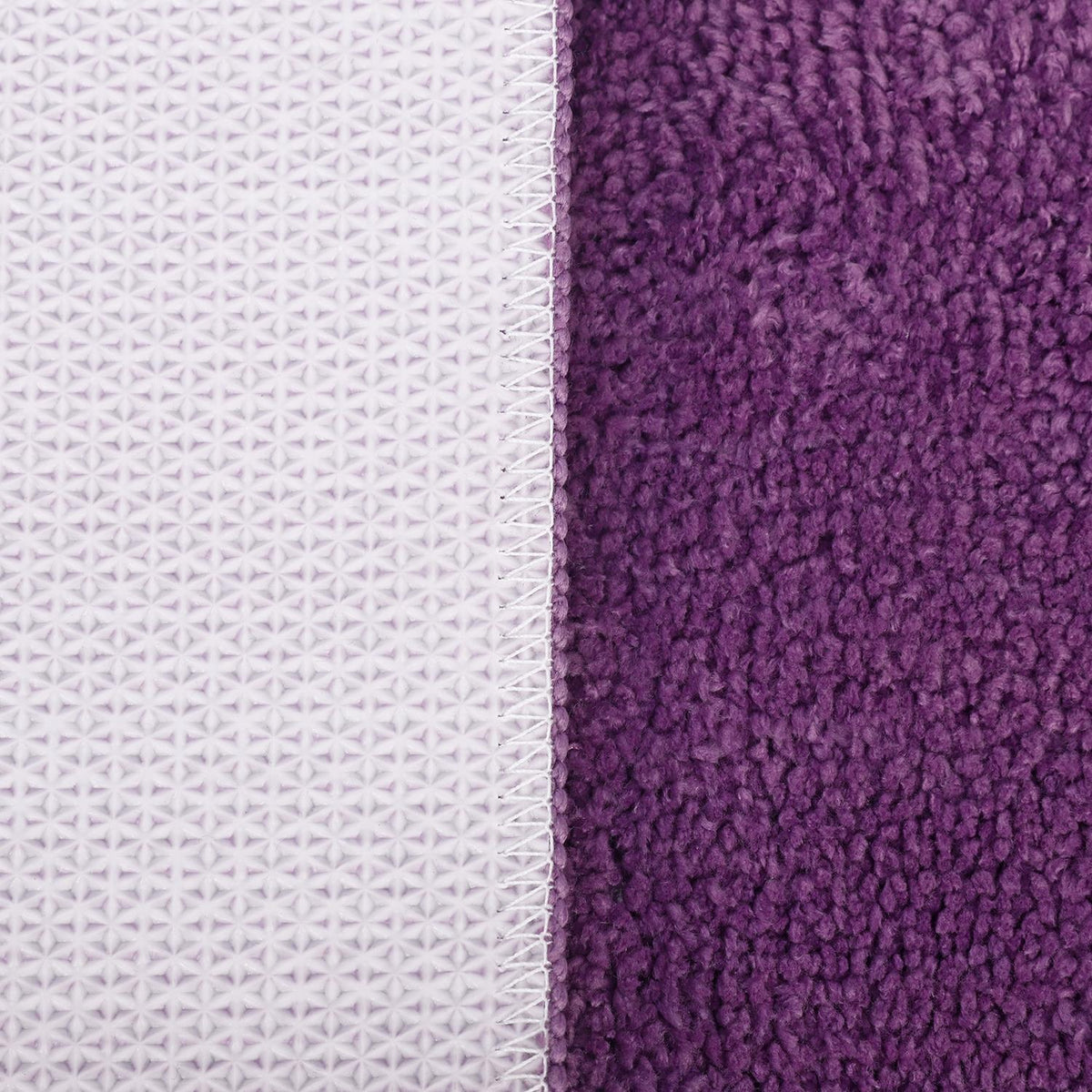 Vinsani Ultra Soft Microfibre Bath Mat 60 x 90cm – Dense Fluffy Bathroom Mat, Purple