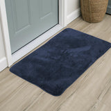 Vinsani Ultra Soft Microfibre Bath Mat 60x90cm – Dense, Fluffy Bathroom Mat, Navy