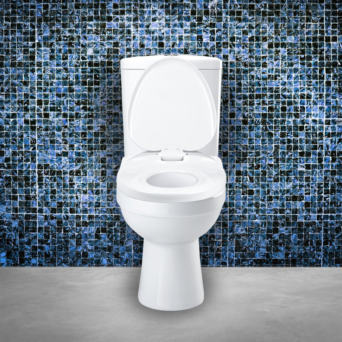 Vinsani 2-in-1 Child & Adult Soft Close Toilet Seat with Quick Release Hinges – Built-In Potty Seat