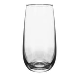 VINSANI Esteem Highball Glasses Set of 6 – Clear Glass Tumblers for Cocktails, G&Ts & Soft Drinks