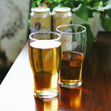 VINSANI Tulip Beer Glasses Set of 6 – Clear Glass for Craft Beer, Ales & Cocktails